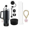 9pcs Accessories Set 3 Spill Proof Stopper Flowers Straw Cover Boot 2 Straw and Brush and 1 Flower Charm Chain for Stanley Cup - Image 10