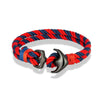 Anchor Bracelets Men Double strand Nautical Surfer Rope Bracelet Women Black Stainless Steel Sport Buckle - Image 9