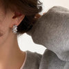 Irregular Wavy Pleated Hoop Earrings in Stainless Steel - Image 15