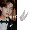 Classic Sparkling Rhinestone Angel Wings Brooches for Women Dress Buckle Feather Brooch Pins For Man Suit Elegant Jewelry Gifts - Image 3