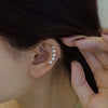 French Pearl Ear Bone Clip Women Fake Piercing Ear Cuff Retro Elegant Irregular Pearl Ear Clips On Earrings Jewelry Gift - Image 7
