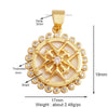 Shining Moon Star Sun Tellurion Celestial Compass Charm Pendant Gold Colour, Jewelry Necklace Bracelet Making Supply - Image 22