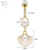 ZS 1 PC Gold Color 14G Stainless Steel Belly Ring Snake Heart Shiny CZ Crystal Navel Belly Button Rings Butterfly Navel Piercing - Image 10