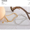 Double-Layer Stainless Steel Chain Anklet in Gold-Tone or Silver-Tone - Image 12