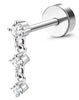 Flat-Back Cartilage Piercing Studs and Hoops in Multiple Styles - Image 17