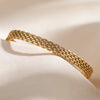 Stainless Steel Ankle Bracelet for Women: Exquisitely Woven Mesh Design, Chunky Chain, Summer Beach Style, Jewellery Gift - Image 3