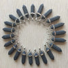 24pcs/lot Good Quality Assorted Stone Mixed Pillar Charms Chakra Pendants for Necklaces Making - Image 32