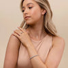 Women's 4mm Zirconia Tennis Bracelet Crystal Charm Thin Chain Wedding Jewelry - Image 3