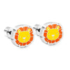 316L Surgical Steel Earrings Cute Style Silver Color Screw Back Oil Dripping Stud Earrings Body Piercing Jewelry Party - Image 22