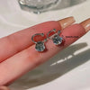 Elegant Shiny Synthetic Zirconia Hoop Earrings Adjustable Non Piercing Ear Clips for Women Daily Wear Party Banquet Jewelry Gift - Image 7