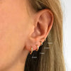 Multi-Sized Glossy Piercing Cartilage Silver Hoop Earrings for Women Round Huggie Nose Ring Earings Jewelry - Image 12