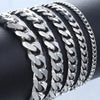 Cuban Chain Men Bracelet Classic Stainless Steel 3/5/7/9mm Width Chain Bracelet For Men Women Jewelry Gift - Image 4