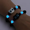 Cute Cartoon Big Eye Cat Luminous Bracelets Glow In The Dark Fluorescence Pendant Bracelet For Women Couple Friendship Jewelry - Image 2