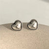 Silver Hollow Butterfly Stud Earrings For Women Jewelry Accessories Prevent Allergies - Image 22