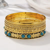 Stackable Bangle Bracelet Set in Gold-Tone and Silver-Tone - Image 24
