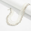 Multilayer Tassel Chain Necklace with Imitation Pearl Details - Image 4