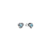 European Silver Zodiac Earrings Blue, Red, Pink, and White Earrings Suitable for Women's Jewelry - Image 7