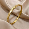 Minimalist Stainless Steel Elastic Bracelet Italian Links Slim Charm Bracelet Punk Watchband Wrist Band Jewelry - Image 5