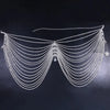 Stonefans Sexy Luxury Bling Long Multlayer Dress Belt Crystal Chain Wedding Bridal for Women Pendant Bikini Jewelry Gift