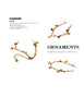 Colorful Bead and Flower Chain Anklet in Gold-Tone or Silver-Tone - Image 9