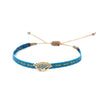 Handmade Cloth Fabric Bracelet for Women with Braided Design CZ Heart Love Evil Eye Jewelry Gift - Image 11