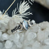 Retro Ethnic Style Moonstone Ring for Woman Bohemian Retro Crescent Ring Simple Female Engagement Jewelry Wedding - Image 2