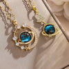 2Pcs/Set Planet Universe Moon Series CZ Pendant Necklace Sliver Gold Color Titanium Steel Chain Choker Jewelry Gift - Image 11