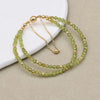 3MM Simple Elegant Bohemian Beaded Bracelet Double Layered Olivine Crystal Beads Magnetic Strand Bracelet Women Jewelry - Image 3