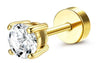 Flat-Back Cartilage Piercing Studs and Hoops in Multiple Styles - Image 30