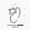 Stainless Steel Y2K Celestial Star Open Rings for Women Men Unique Design Gold Silver Color Adjustable Ring Jewelry - Image 19