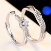 1 Pair Twist Copper Plated Platinum Resizeable Couple Rings Men Women Adjustable Overlap Opening Finger Jewelry - Image 8