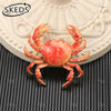 Skeds Cancer Zodiac Crab Brooch Retro Sea Animal Lapel Pin Constellation Jewelry Birthday Gift for Cancer Ladies Gentlemen - Image 5