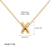 Tiny Gold Color Bubble Balloon Initial Letters Charms Chocker Necklaces for Women Single Alphabet Chains Personalized Jewelry - Image 7