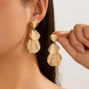 Exaggerated Leaf Flower Earrings Women Retro Long Earrings Light Temperament Banquet Jewelry Gifts - Image 8