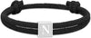 Graduation Easter Basket Stuffer Gifts, Braided Rope Initial Bracelet for Men Boys, Stainless Steel A-Z Letter Charm Bracelets - Image 19