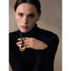 Long PU Leather Stainless Steel Round Pendant Bib Necklace Minimalist for Women Stylish Jewelry - Image 5