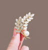 Crystal Red Color Two Tulip Flower Brooch For Women CZ Full Of Rhinestone Leaf Shiny Lapel Pins Wedding Party Badge Jewelry - Image 30