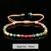 Braided Bead Bracelet with Adjustable Cord in Turquoise-Tone - Image 6
