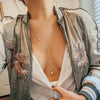 Sexy Metal Zircon Chest Chain for Women Simple Gold Color Double Layered Shell Pendant Waist Chain Party Jewelry Accessories - Image 2