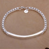 Silver Chain Twisted Bracelet Charm Chain Women Men Wedding Cute Simple Models Jewelry - Image 16