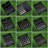 12 Pairs Set Stainless Steel Stud Earrings with Zircon Buds Round Earrings Unisex Jewelry Gifts - Image 1