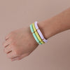 3Pcs Bohemain Acrylic Bamboo Stackable Bracelets Set for Women Marble Color Stretchy Resin Tube Beads Bracelet Bangles Jewelry - Image 10
