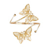 Ftcy Upper Arm Bracelet for Women Butterfly Flower Cuff Bangle Bracelet Gold Color Boho Jewelry - Image 5