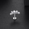 Cubic Zirconia Labret Stud 16G Internally Threaded for Lip Tragus and Helix - Image 68