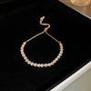 Wave Geometry Adjustable Bracelet Bangle Rhinestone Crystal Bracelets Women Wedding Wristband Jewelry - Image 7