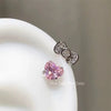 1pcs Quality Shiny Cross Zircon 316L Stainless Steel Ear Bone Nail Y2K Style Silver Color Earring for Women Cochlear Accessories - Image 24
