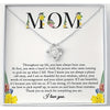 Sentimental To My Mom Necklace Mom Gift From Daughter for Birthday, Mother's Day, Christmas Show Your Love - Image 1