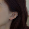French Pearl Ear Bone Clip Women Fake Piercing Ear Cuff Retro Elegant Irregular Pearl Ear Clips On Earrings Jewelry Gift - Image 3