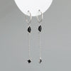Silver Ear Needle Minimalist Tassel Hoop Earrings For Women Crystal Zircon Huggie Earring Jewelry - Image 16