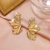 Design French Petal Stud Earrings For Women Korean Earring Birthday Party Jewelry Gifts - Image 4